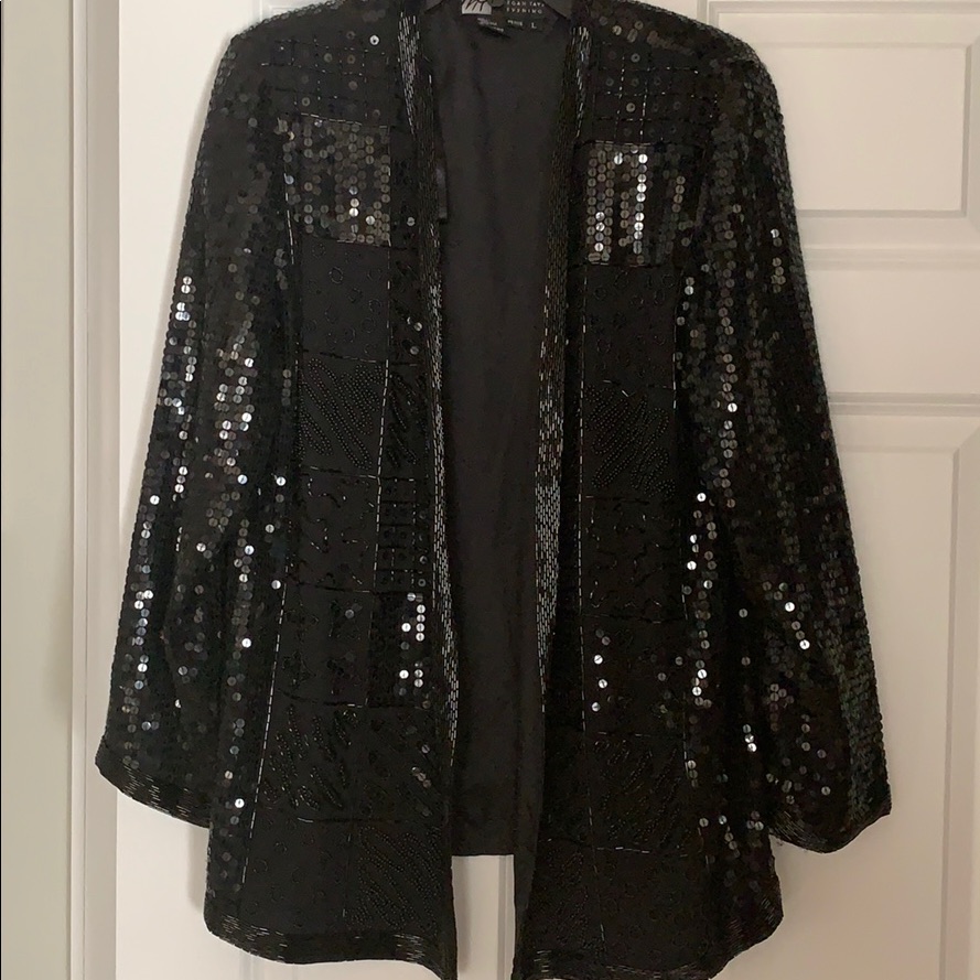 Black Sequined Jacket